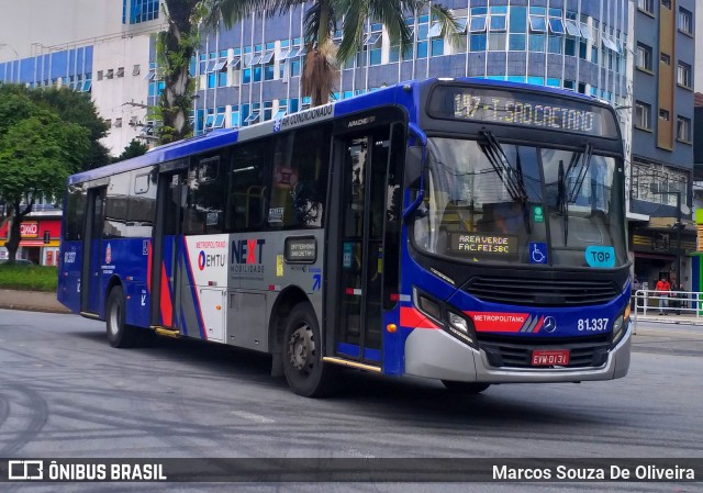 Next Mobilidade - ABC Sistema de Transporte 81.337 na cidade de São Caetano do Sul, São Paulo, Brasil, por Marcos Souza De Oliveira. ID da foto: 11891191.