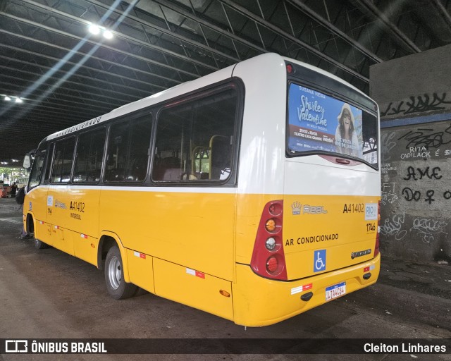 Real Auto Ônibus A41402 na cidade de Rio de Janeiro, Rio de Janeiro, Brasil, por Cleiton Linhares. ID da foto: 11890519.