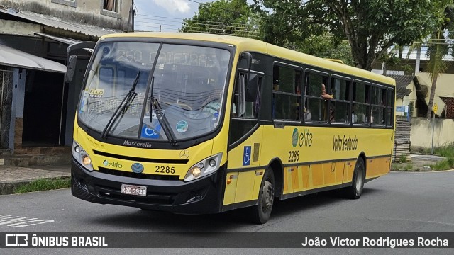 Viação Elite 2285 na cidade de Volta Redonda, Rio de Janeiro, Brasil, por João Victor Rodrigues Rocha. ID da foto: 11889281.