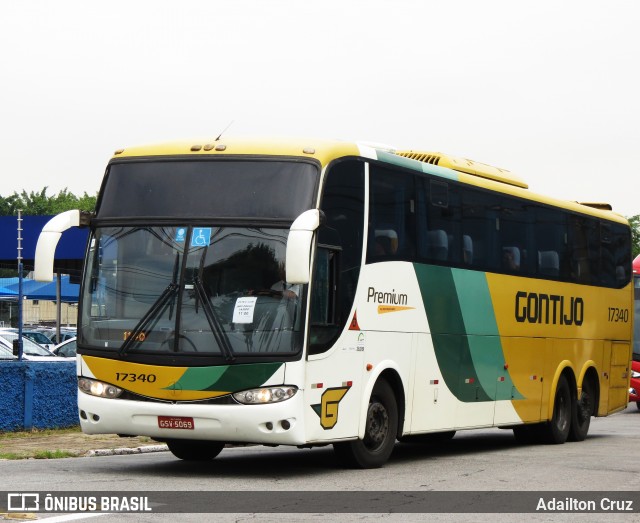 Empresa Gontijo de Transportes 17340 na cidade de São Paulo, São Paulo, Brasil, por Adailton Cruz. ID da foto: 11890945.