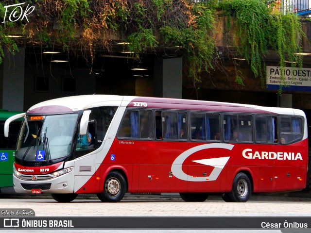 Expresso Gardenia 3270 na cidade de Belo Horizonte, Minas Gerais, Brasil, por César Ônibus. ID da foto: 11890783.