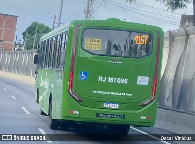 Transportes Santo Antônio RJ 161.096 na cidade de Rio de Janeiro, Rio de Janeiro, Brasil, por Oscar Vinicius . Número da foto: #11888942.