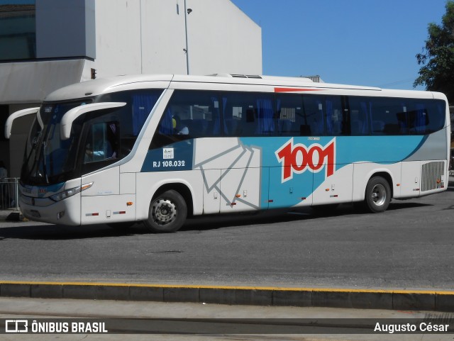 Auto Viação 1001 RJ 108.032 na cidade de Rio de Janeiro, Rio de Janeiro, Brasil, por Augusto César. ID da foto: 11889599.