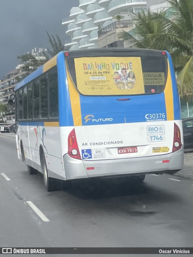Transportes Futuro C30376 na cidade de Rio de Janeiro, Rio de Janeiro, Brasil, por Oscar Vinicius . Número da foto: #11888941.