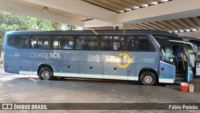 Viação Cidade Sol 9120 na cidade de Salvador, Bahia, Brasil, por Fábio Paixão. Número da foto: #11890590.