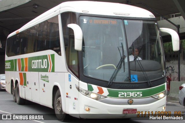 Empresa Gontijo de Transportes 21365 na cidade de Belo Horizonte, Minas Gerais, Brasil, por Hariel Bernades. ID da foto: 11890504.