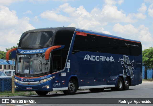 Empresa de Transportes Andorinha 6256 na cidade de São Paulo, São Paulo, Brasil, por Rodrigo  Aparecido. ID da foto: 11890949.