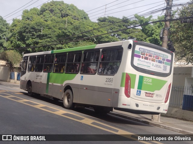 Empresa de Ônibus Vila Galvão 2358 na cidade de Guarulhos, São Paulo, Brasil, por Rafael Lopes de Oliveira. ID da foto: 11892447.