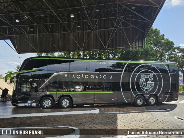 Viação Garcia 96010 na cidade de Bauru, São Paulo, Brasil, por Lucas Adriano Bernardino. ID da foto: 11892959.