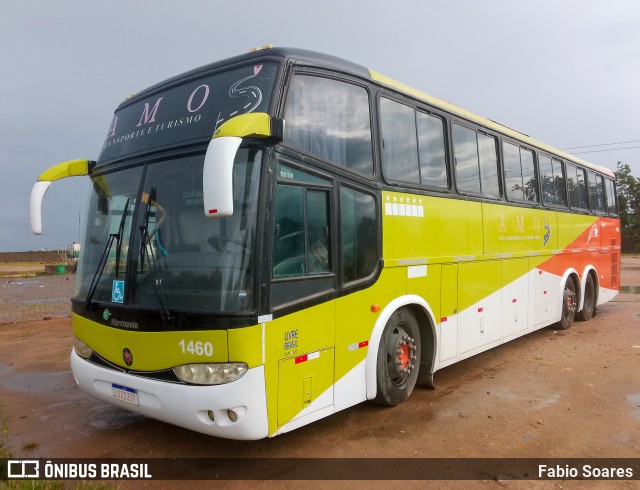 Amós Transporte e Turismo 1460 na cidade de Vitória da Conquista, Bahia, Brasil, por Fabio Soares. ID da foto: 11892927.