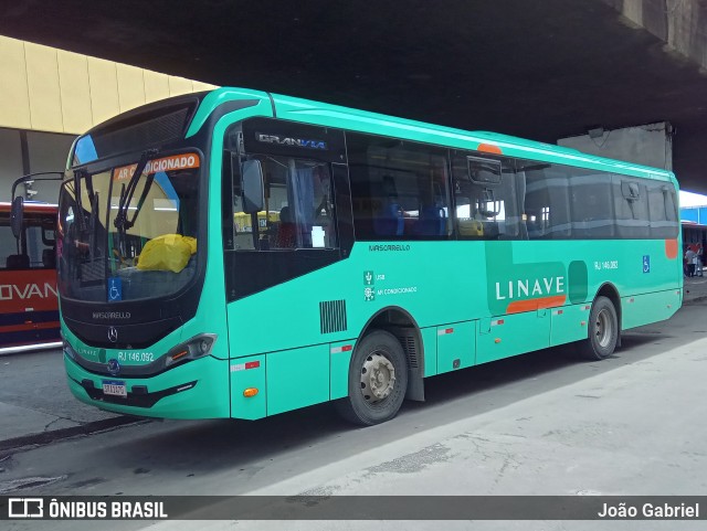Linave Transportes RJ 146.092 na cidade de Nova Iguaçu, Rio de Janeiro, Brasil, por João Gabriel. Número da foto: #11892192.