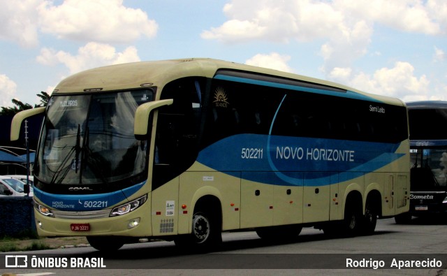 Viação Novo Horizonte 502211 na cidade de São Paulo, São Paulo, Brasil, por Rodrigo  Aparecido. Número da foto: #11892855.