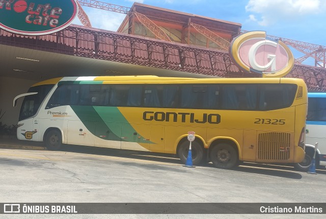 Empresa Gontijo de Transportes 21325 na cidade de Ribeirão Preto, São Paulo, Brasil, por Cristiano Martins. Número da foto: #11892144.