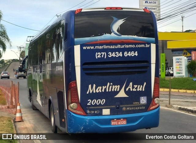 Marlim Azul Turismo 2000 na cidade de Cariacica, Espírito Santo, Brasil, por Everton Costa Goltara. ID da foto: 11891701.