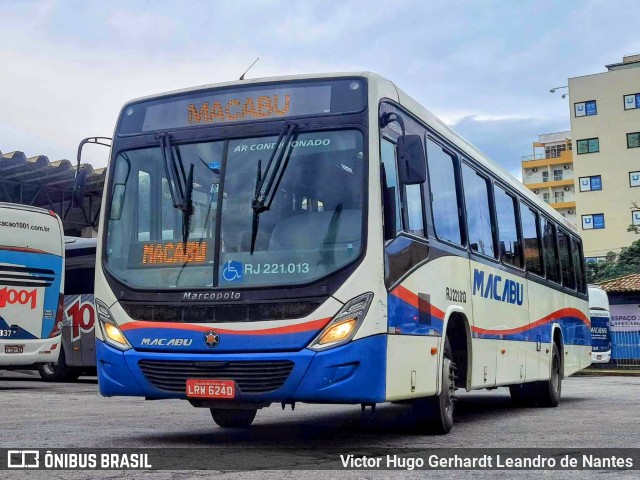Transportadora Macabu RJ 221.013 na cidade de Macaé, Rio de Janeiro, Brasil, por Victor Hugo Gerhardt Leandro de Nantes. Número da foto: #11891424.