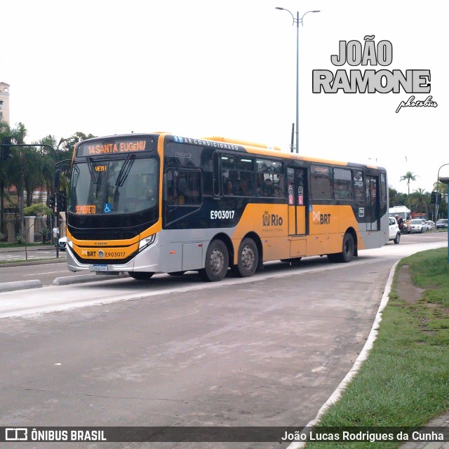 Mobi Rio E903017 na cidade de Rio de Janeiro, Rio de Janeiro, Brasil, por João Lucas Rodrigues da Cunha. Número da foto: #11892378.