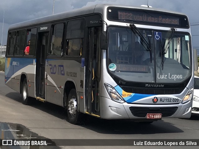 Rio Ita RJ 152.020 na cidade de São Gonçalo, Rio de Janeiro, Brasil, por Luiz Eduardo Lopes da Silva. Número da foto: #11892496.