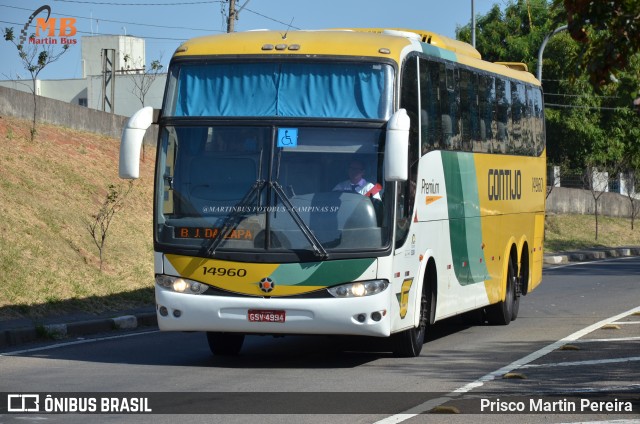 Empresa Gontijo de Transportes 14960 na cidade de Campinas, São Paulo, Brasil, por Prisco Martin Pereira. ID da foto: 11893666.