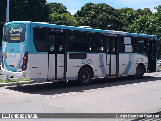 Rota Sol > Vega Transporte Urbano 35420 na cidade de Fortaleza, Ceará, Brasil, por Lucas Caetano. Número da foto: #11891628.