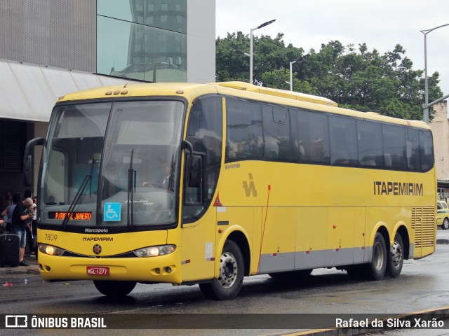 Viação Itapemirim 7809 na cidade de Rio de Janeiro, Rio de Janeiro, Brasil, por Rafael da Silva Xarão. ID da foto: 11892872.