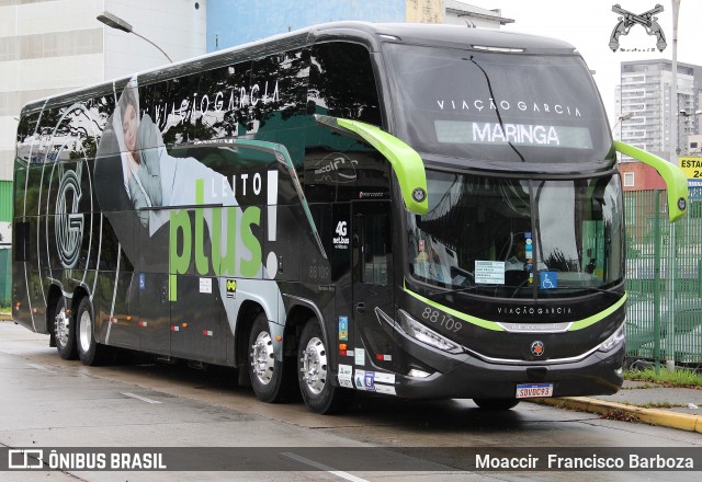 Viação Garcia 88109 na cidade de São Paulo, São Paulo, Brasil, por Moaccir  Francisco Barboza. Número da foto: #11892475.