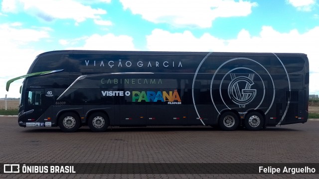Viação Garcia 86009 na cidade de Rio Brilhante, Mato Grosso do Sul, Brasil, por Felipe Arguelho. Número da foto: #11891958.