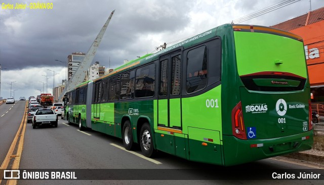 Metrobus 001 na cidade de Goiânia, Goiás, Brasil, por Carlos Júnior. ID da foto: 11892647.