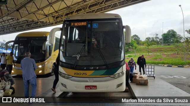 Empresa Gontijo de Transportes 19075 na cidade de Brasília, Distrito Federal, Brasil, por Marlon Mendes da Silva Souza. Número da foto: #11892982.