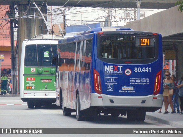 Next Mobilidade - ABC Sistema de Transporte 80.441 na cidade de Santo André, São Paulo, Brasil, por Fabrício Portella Matos. Número da foto: #11894532.