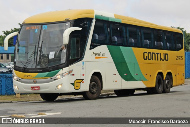 Empresa Gontijo de Transportes 21715 na cidade de São Paulo, São Paulo, Brasil, por Moaccir  Francisco Barboza. ID da foto: 11896302.