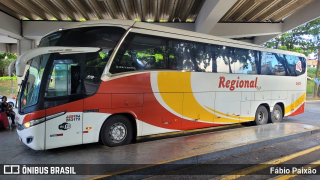 Viação Regional 2413 na cidade de Salvador, Bahia, Brasil, por Fábio Paixão. ID da foto: 11895350.