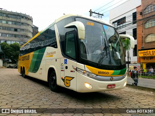 Empresa Gontijo de Transportes 18860 na cidade de Ipatinga, Minas Gerais, Brasil, por Celso ROTA381. Número da foto: #11895480.