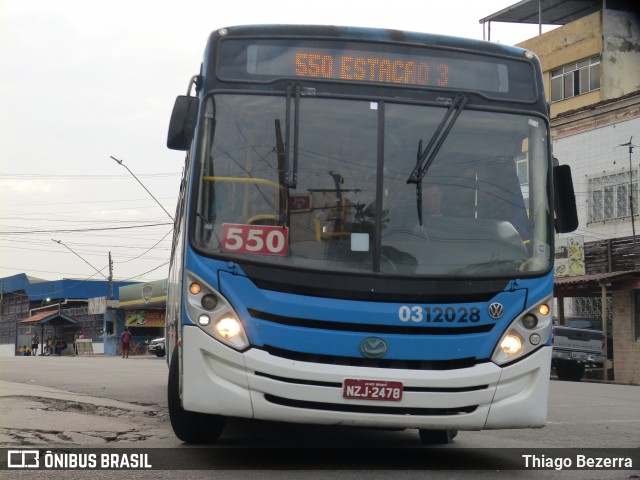 Viação São Pedro 0312028 na cidade de Manaus, Amazonas, Brasil, por Thiago Bezerra. Número da foto: #11894385.