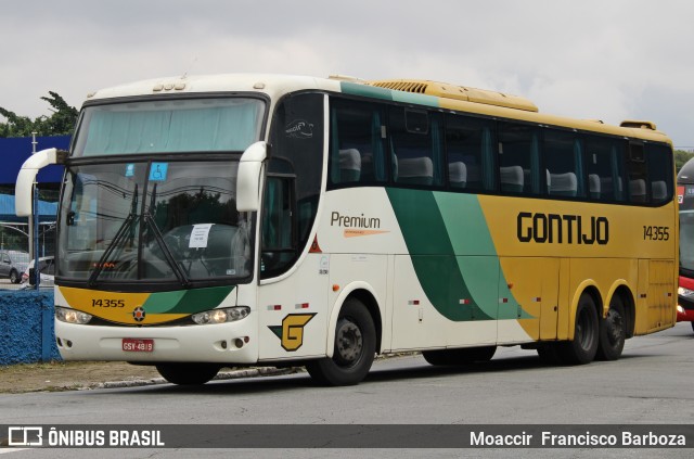 Empresa Gontijo de Transportes 14355 na cidade de São Paulo, São Paulo, Brasil, por Moaccir  Francisco Barboza. ID da foto: 11894499.