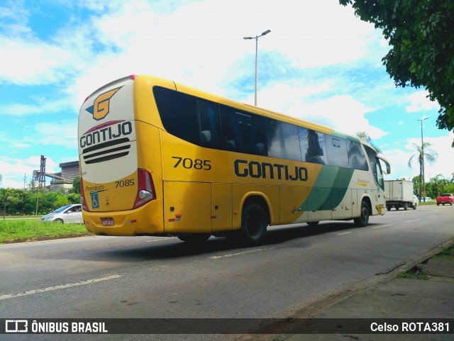 Empresa Gontijo de Transportes 7085 na cidade de Ipatinga, Minas Gerais, Brasil, por Celso ROTA381. ID da foto: 11895501.