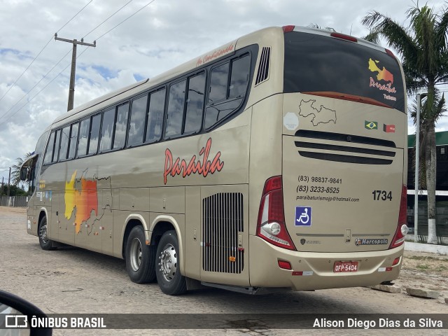 Paraíba Turismo 1734 na cidade de Macaíba, Rio Grande do Norte, Brasil, por Alison Diego Dias da Silva. Número da foto: #11894701.