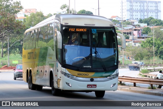 Empresa Gontijo de Transportes 18090 na cidade de Belo Horizonte, Minas Gerais, Brasil, por Rodrigo Barraza. ID da foto: 11895769.