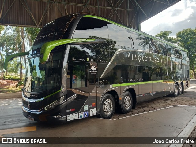 Viação Garcia 96010 na cidade de Bauru, São Paulo, Brasil, por Joao Carlos Freire. ID da foto: 11894802.