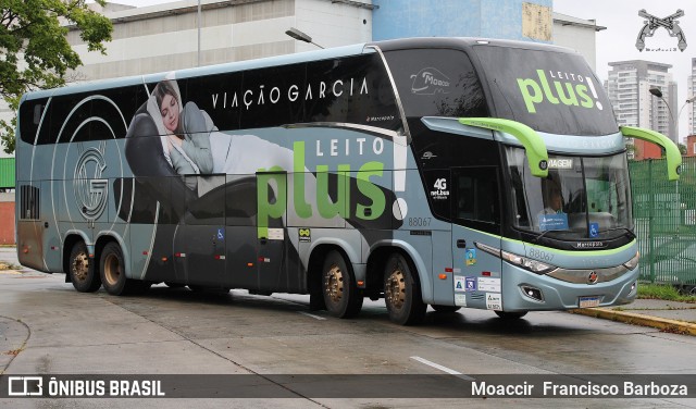 Viação Garcia 88067 na cidade de São Paulo, São Paulo, Brasil, por Moaccir  Francisco Barboza. Número da foto: #11894512.