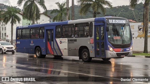 BR Mobilidade Baixada Santista 8048 na cidade de Santos, São Paulo, Brasil, por Daniel Clemente. ID da foto: 11894550.