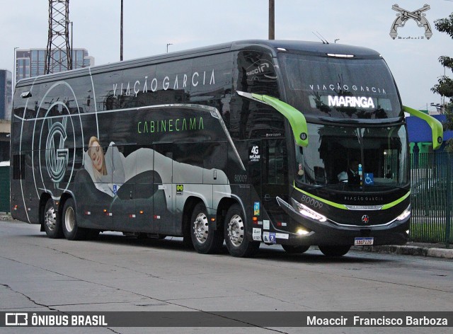 Viação Garcia 80009 na cidade de São Paulo, São Paulo, Brasil, por Moaccir  Francisco Barboza. ID da foto: 11896217.