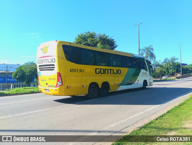 Empresa Gontijo de Transportes 18030 na cidade de Ipatinga, Minas Gerais, Brasil, por Celso ROTA381. Número da foto: #11894339.