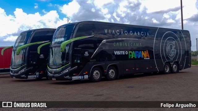 Viação Garcia 86009 na cidade de Rio Brilhante, Mato Grosso do Sul, Brasil, por Felipe Arguelho. Número da foto: #11894434.