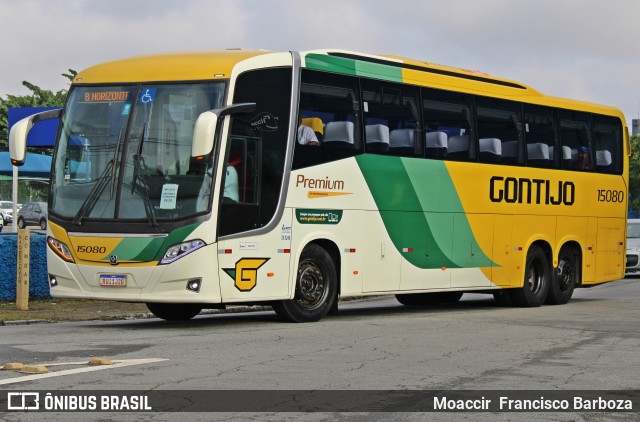 Empresa Gontijo de Transportes 15080 na cidade de São Paulo, São Paulo, Brasil, por Moaccir  Francisco Barboza. Número da foto: #11896139.