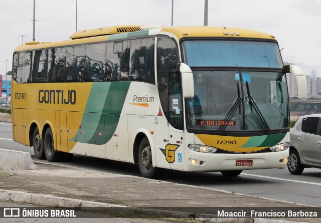 Empresa Gontijo de Transportes 17290 na cidade de São Paulo, São Paulo, Brasil, por Moaccir  Francisco Barboza. ID da foto: 11896167.