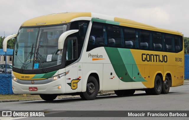 Empresa Gontijo de Transportes 18310 na cidade de São Paulo, São Paulo, Brasil, por Moaccir  Francisco Barboza. Número da foto: #11896174.