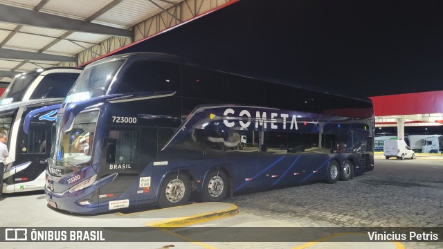 Viação Cometa 723000 na cidade de Registro, São Paulo, Brasil, por Vinicius Petris. ID da foto: 11894069.