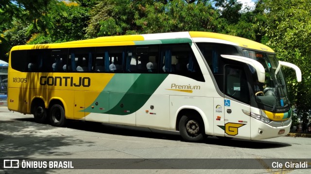 Empresa Gontijo de Transportes 18305 na cidade de São Paulo, São Paulo, Brasil, por Cle Giraldi. ID da foto: 11895766.