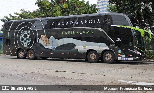 Viação Garcia 86109 na cidade de São Paulo, São Paulo, Brasil, por Moaccir  Francisco Barboza. Número da foto: #11894574.