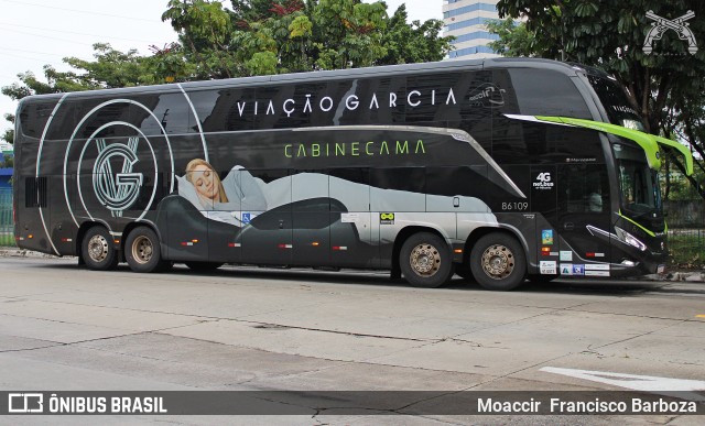 Viação Garcia 86109 na cidade de São Paulo, São Paulo, Brasil, por Moaccir  Francisco Barboza. ID da foto: 11894574.